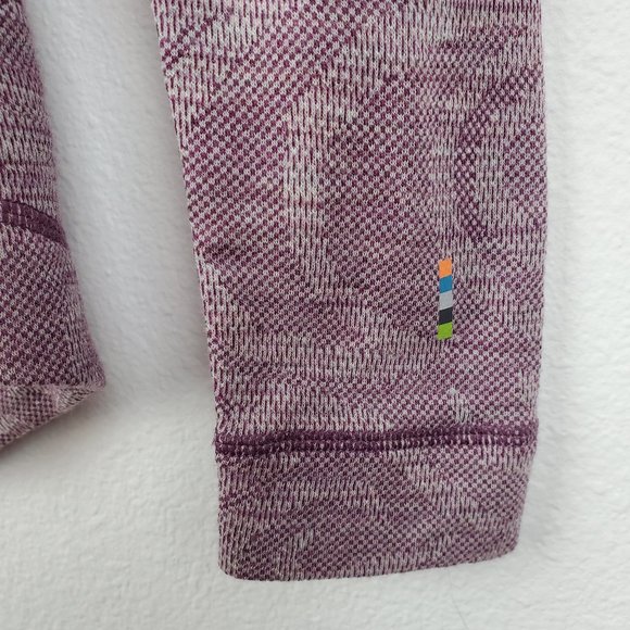 Smartwool Women's Long Sleeve Tee - Purple - Picture 3 of 7